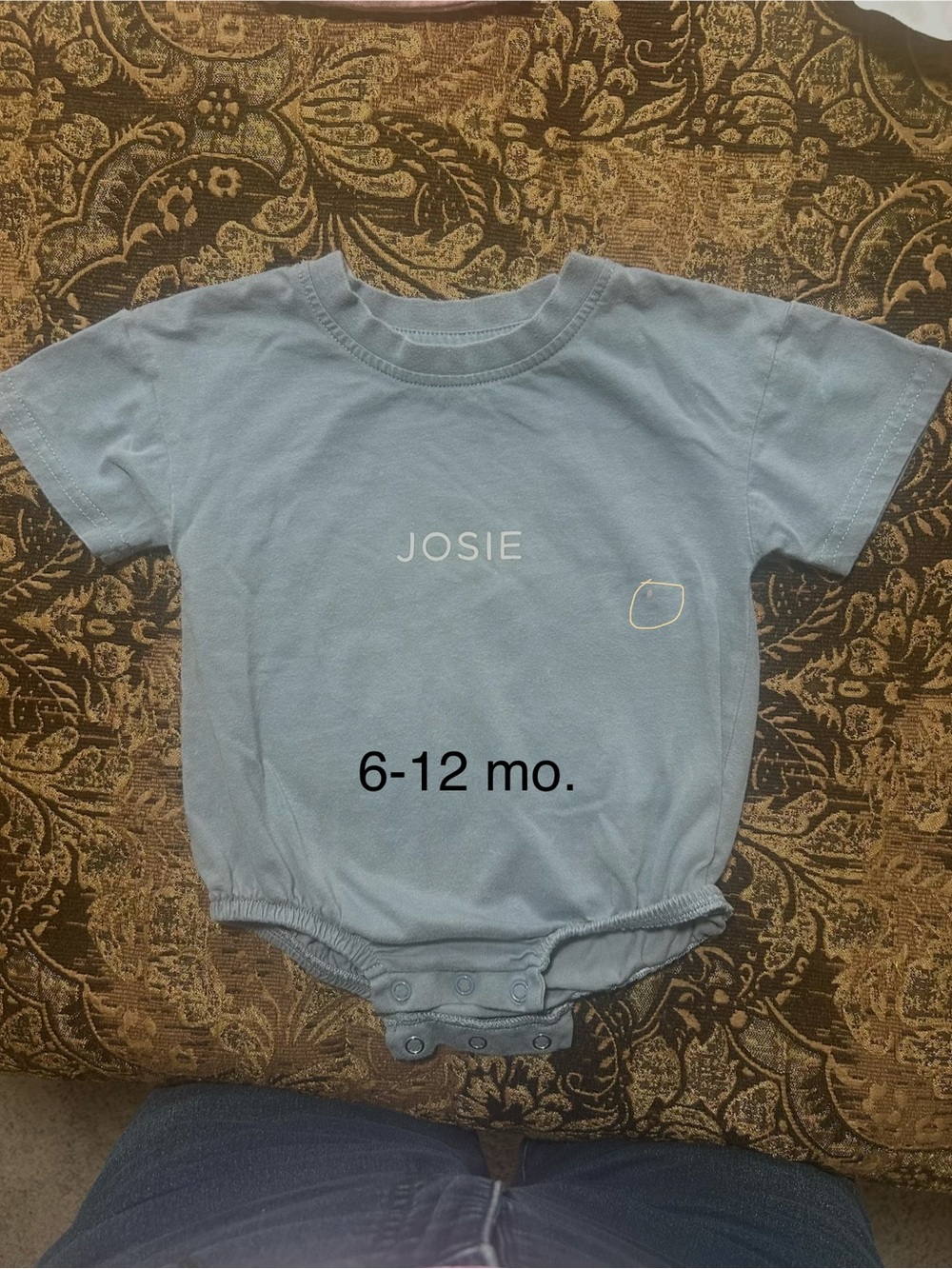 Bundle of 4 JOSIE Baby Onesies - Blue, Pink, Purple, Cream - Picture 2 of 5